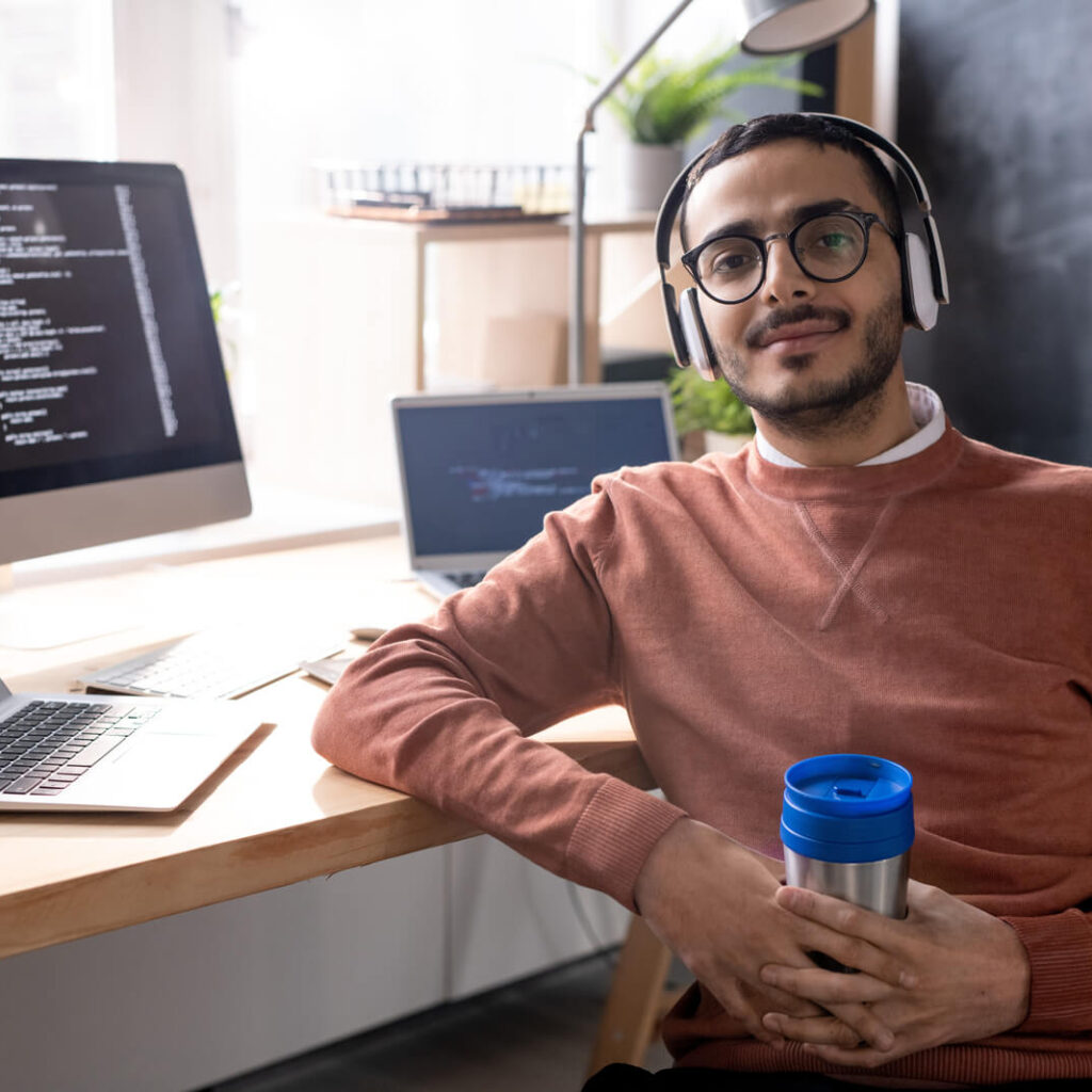 Handsome Programmer In Headphones Listening To Mus 2023 11 27 04 56 48 Utc 1024x1024